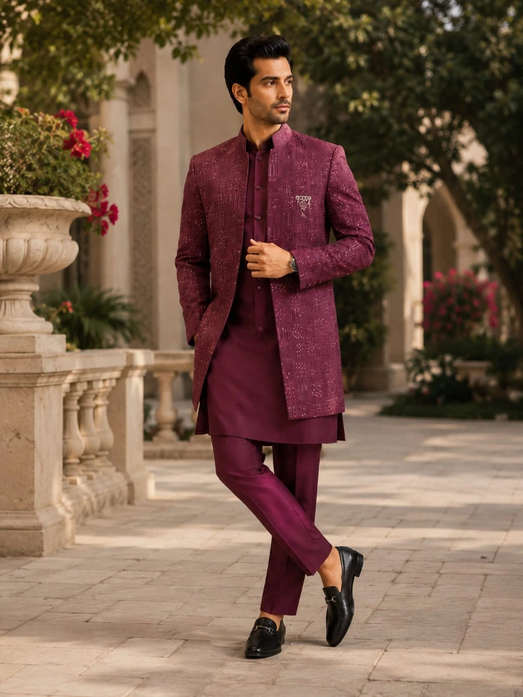 Long Jacket Suit